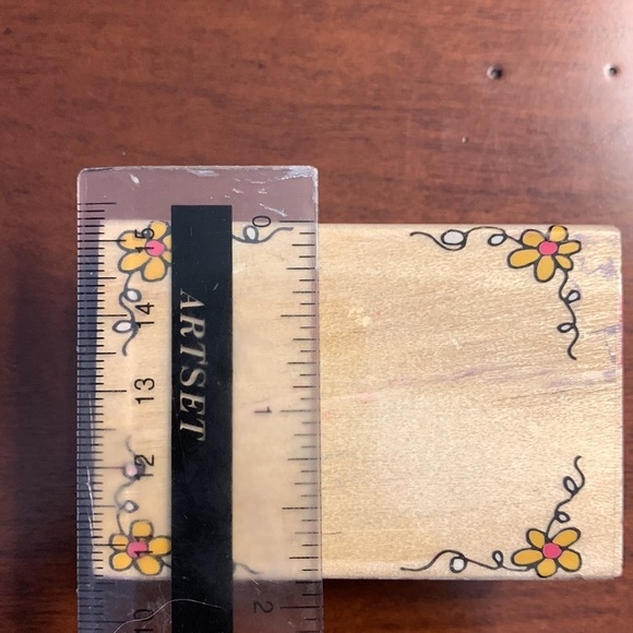 Wooden Back Rubber Stamp Set - Nature Theme - Picture 3 of 11